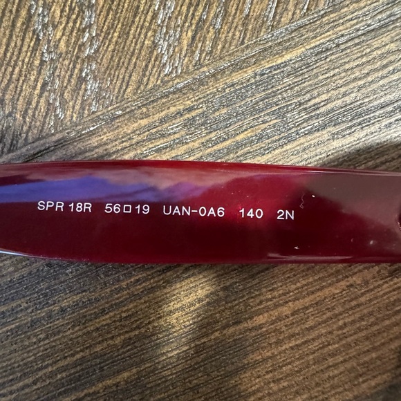 PRADA PR 18RS UAN0A6 - OPAL BORDEAUX. Sunglasses. Authentic - Picture 5 of 5